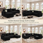 Belffin Large Modular Sectional Sofa - Image 5