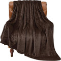 BEDELITE Fleece Blanket Soft Plush Twin Size Blanket Brown 60"x80" | Ultra Soft by BEDELITE