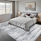 8x10 Washable Area Rugs for Living Room, Dining Room | Minimal, Ultra Soft Faux - Image 7