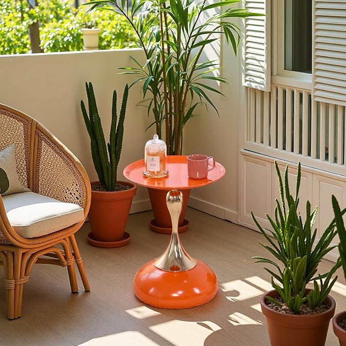 Sleek Hourglass Side Table - Image 5