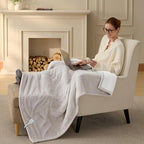 Bedsure Heated Blanket Throw, Soft Electric Blanket - Image 9