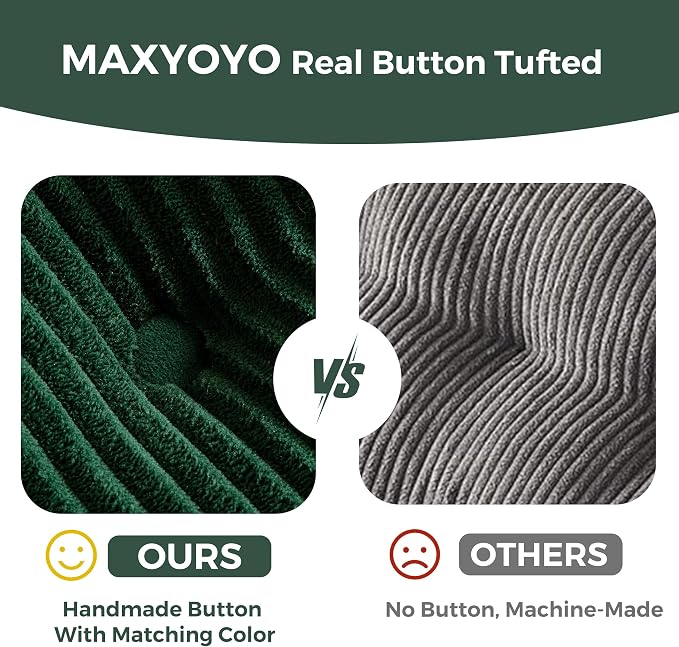 MAXYOYO 129.5" Modular Sectional Sofa Couch, U Shaped Modern Cloud Couch - Image 9