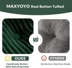 MAXYOYO 129.5" Modular Sectional Sofa Couch, U Shaped Modern Cloud Couch - Image 9