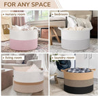 INDRESSME 115L Extra Large Blanket Basket - Image 4