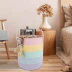 XUANGUO Rope Laundry Basket Hamper - Image 5