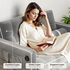 Pipishell 3 in 1 Convertible Sleeper Sofa Bed, Pull Out Couch - Image 5