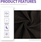 ZNSAYOTX 3 Piece Loveseat Covers - Image 4
