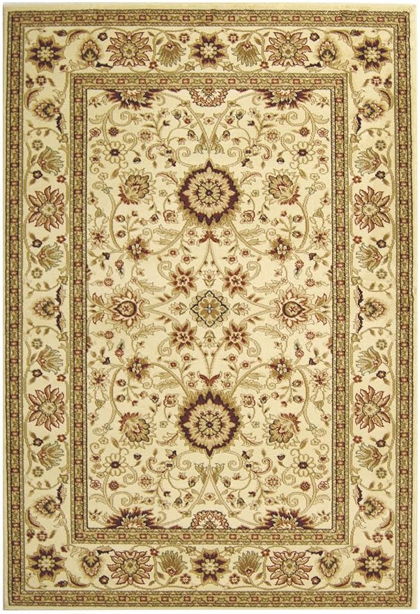 SAFAVIEH Lyndhurst Area Rug 6x8, Traditional Ivory & Ivory LNH212L - Image 4