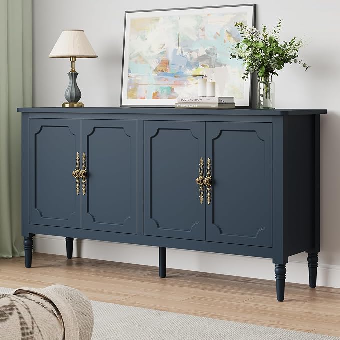 RoyalCraft Buffet Cabinet with Storage, Vintage Sideboard with Adjustable - Image 3