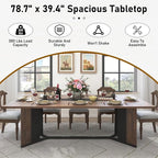 Hlivelood 78Inch Large Dining Table - Image 3