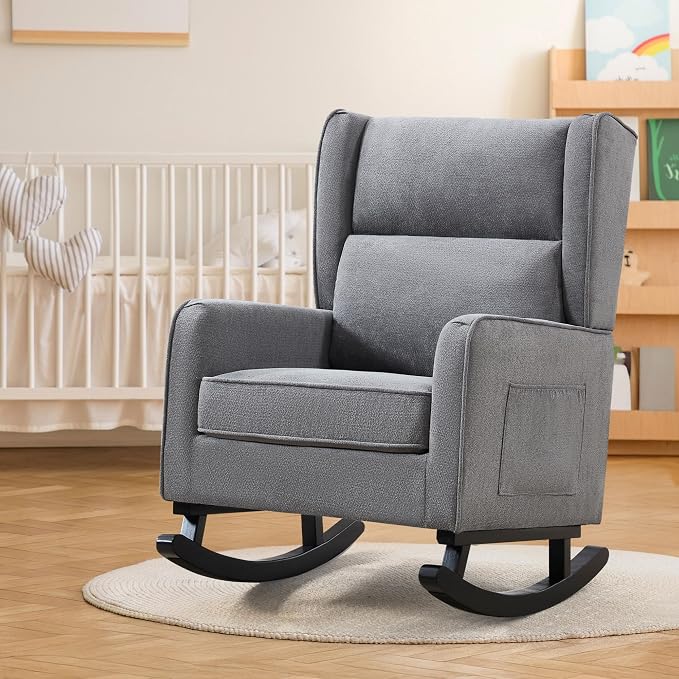 HCHAIRH Nursery Rocking Chairs, Rocking Chair Nursery - Image 9