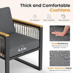 Pamapic 6 Pieces Outdoor Patio Furniture Set - Image 7