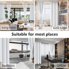 RV Blackout Curtains for Bedroom, 52 x 36 Inches Long Greyish White | Thermal - Image 8