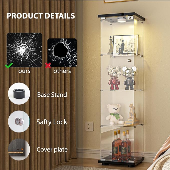 FANYUSHOW Glass Display Cabinet - Image 7