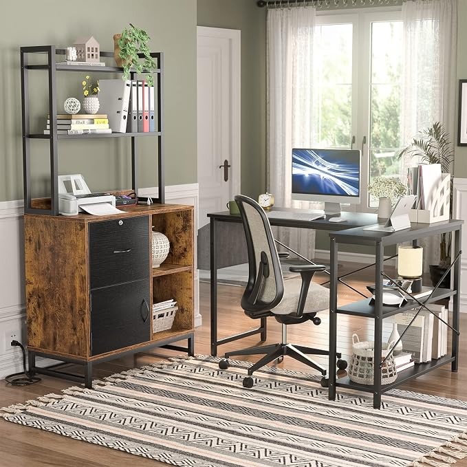 Homieasy Vertical Filing Cabinet - Image 8