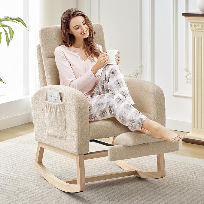 Rocking Chair Nursery, Nursing Rocking Chairs by GarveeHome