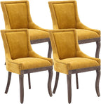 Modern Dining Chairs Set of 4, High Back Dining Chairs Side Chairs by MZDOO