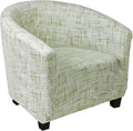 SearchI Club Chair Slipcover Stretch Barrel Chair Covers Printed Tub Chair by SearchI
