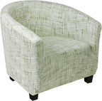 SearchI Club Chair Slipcover Stretch Barrel Chair Covers Printed Tub Chair by SearchI