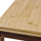 soges Small Foldable Coffee Table, Wooden Low Table - Image 9