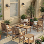 Stoog 3-Piece All-Weather Garden Chairs Set of 2 - Image 2