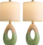 OYEARS 19" Table Lamps Set of 2, Bedside Lamps - Image 9