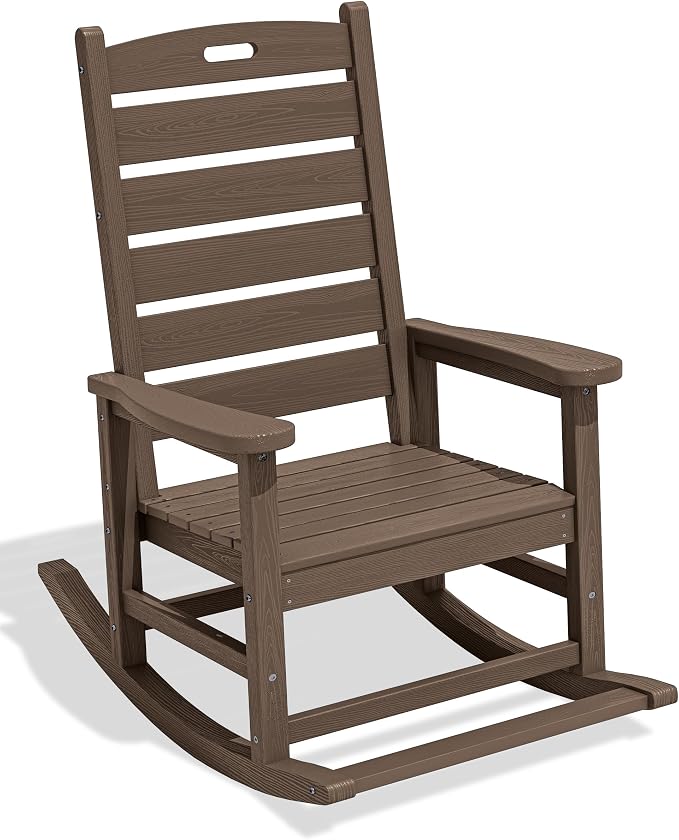 SERWALL Outdoor Rocking Chair, Oversized Rocking Chair by SERWALL