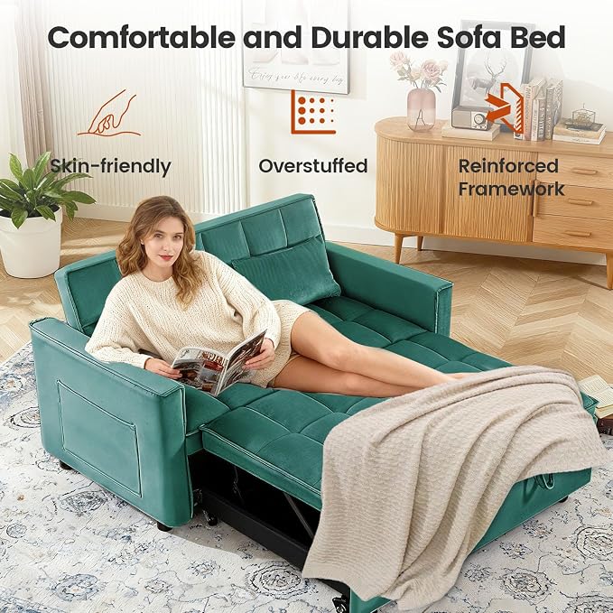 Convertible Sofa Bed, Pull Out Couch - Image 7