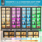6-Tier Glass Display Cabinet - Image 3