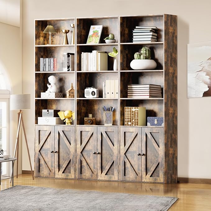 Bookshelf, 6-Tier Floor Bookcase - Image 6