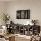 BELLEZE 4-Piece Modular TV Stand Set, Modern Entertainment Center by BELLEZE
