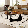 Coffee Tables for Living Room, Small Oval Center Table by PRITIY