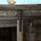 HOMCOM Farmhouse Coffee Bar Cabinet - Image 9