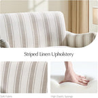EcoHarbor Living 50.5" Mid-Century Modern Couch, Upholstered Sofa - Image 4