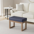 SIMPLIHOME Milltown Small Ottoman Bench - Image 2