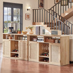 Lerliuo Rattan Wine Cabinet - Image 9