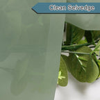 Sage Green Short Sheer Curtains 14 Inch Length 2 PCS, Cafe Kithen Curtains - Image 9