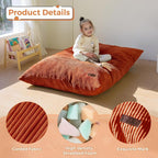MAXYOYO 3 in 1 Kids Bean Bag Chair Couch, Convertible Chair Folds from Bean Bag - Image 5