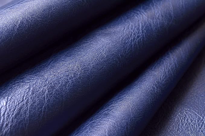 Wento Thick Faux Leather Fabric Soft Skin Grain PU Leather - Image 2