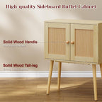 Sideboard Buffet Kitchen Storage Cabinet, Small Coffee Bar Cabinet - Image 4