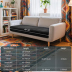 Hokway Couch Cushion Covers Stretch Cushion Covers Sofa Seat Cushion Slipcover - Image 3
