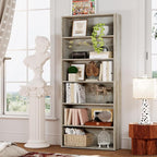 IRONCK Bookshelves and Bookcases Floor Standing 6 Tiers Display Storage Shelves - Image 2