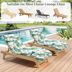 EverPine Outdoor Chaise Lounge Chair Cushion 74.4 x 22.8 x 4.7 Inch, Patio - Image 6