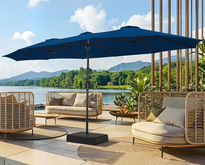 SUPERJARE 15FT Outdoor Patio Umbrella by SUPERJARE