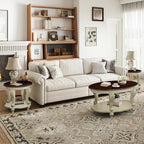 LKTART Round End Table, Victorian Vintage End Tables - Image 8