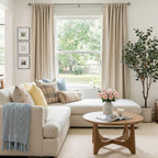 Faux Linen Total Blackout Curtains - Image 5