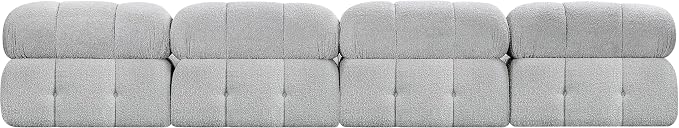 Meridian Furniture 611Grey-S136B Ames Collection Modern | Contemporary Modular - Image 3