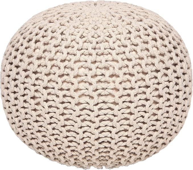 REDEARTH Round Pouf Ottoman - Image 4