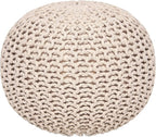REDEARTH Round Pouf Ottoman - Image 4