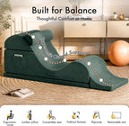 Convertible Yoga Chair for Adults, Ergonomic Foam Lounge - Image 5